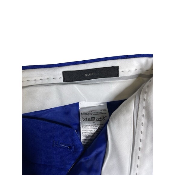 BANANA REPUBLIC Women's Blue Sloan Pants Slacks Size 2 Business Pockets - Picture 5 of 13